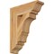 Ekena Millwork Balboa Traditional Rough Sawn Bracket, Western Red Cedar, 4"W x 14"D x 18"H BKT04X14X18BOA01RWR - alternate 1